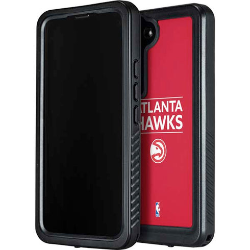 NBA Atlanta Hawks Standard - Red Galaxy S24 Plus Waterproof Case